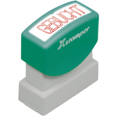 XSTAMPER Timbro Gebucht GE 11-R rosso
