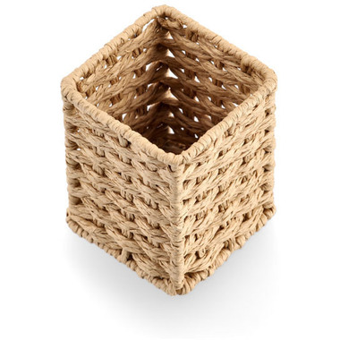 ZELLER Stiftehalter 15210 papiergeflecht 8x8x10.7cm