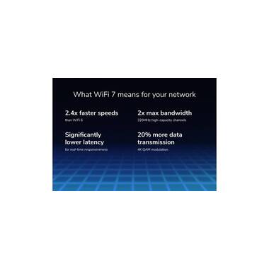 Netgear Tri-Band WiFi Router RS300-100EUS Nighthawk WiFi 7