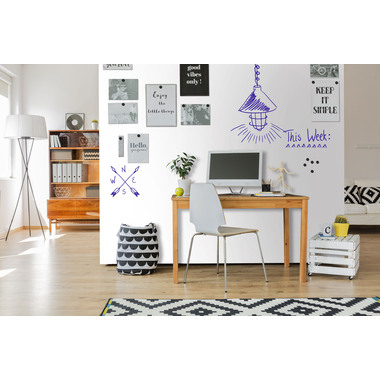 LEGAMASTER Whiteboard 101x150cm 7-106201 Wrap-UP Kunststoff / PVC frei