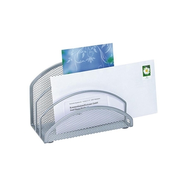 WEDO Présentoir pour lettres métal 65354 argent 3 compartements