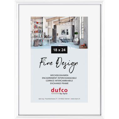 DUFCO Cornice 18x24cm 1400.40038 Fine Design bianco