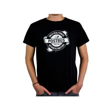 Tshirt nera uomo Heidi AutoPostale XXL Taglia XXL
