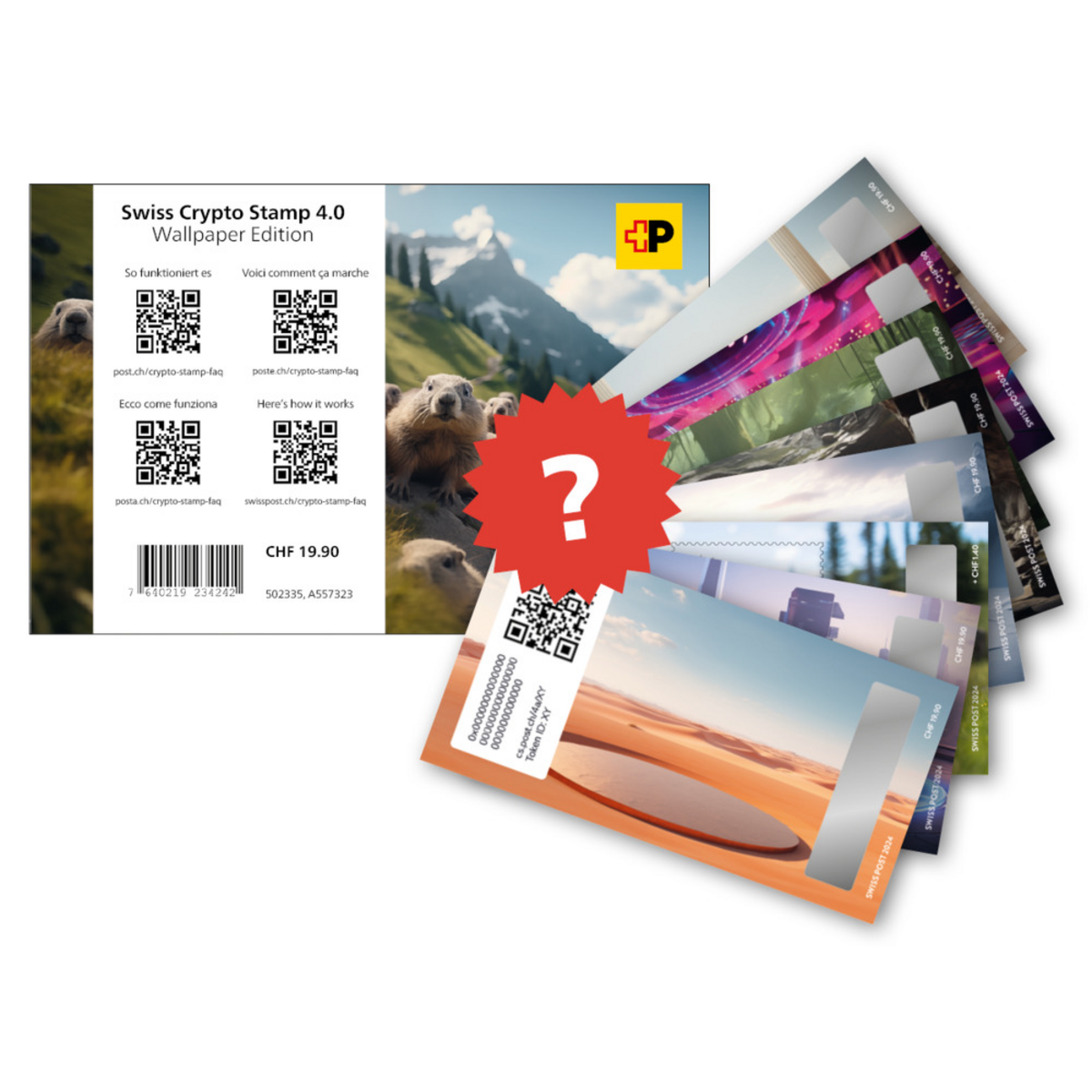 Crypto Stamp Wallpaper CHF 19.90 | postshop.ch