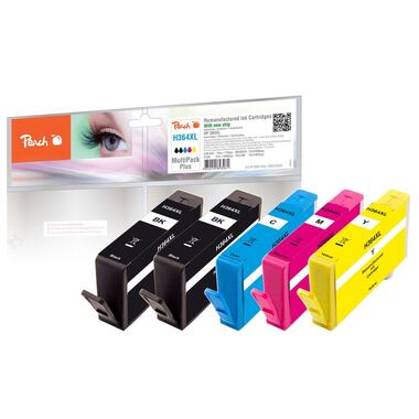 Peach Spar Pack Plus Tintenpatronen kompatibel zu HP No. 364XL