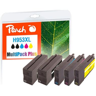 Peach Spar Pack Plus Tintenpatronen kompatibel zu HP No. 953XL