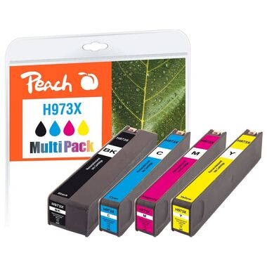 Peach Spar Pack Tintenpatronen kompatibel zu HP No. 973X
