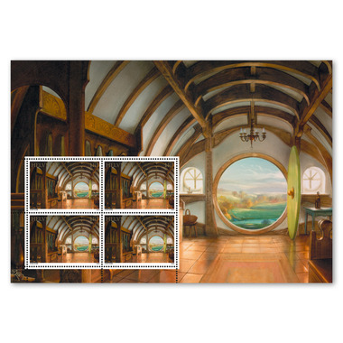 Briefmarken CHF 1.10 «Das Auenland», Spezialbogen mit 4 Marken