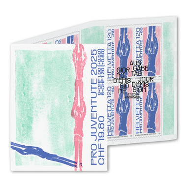 Markenheftchen «Pro Juventute – Einander unterstützen»