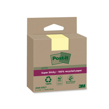 POST-IT SuperSticky 76x76mm jaune