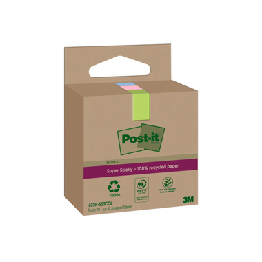 POST-IT SuperSticky 47.6x47.6mm assorti