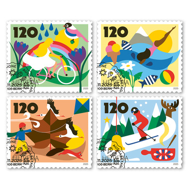 Timbres Série «Saisons»