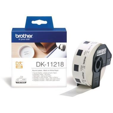PTOUCH Etiketten rund 24mm DK – 11218 QL – 500 / 550 1000 Stk. / Rolle