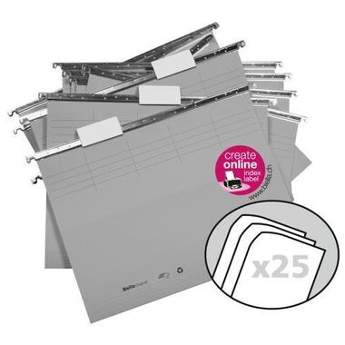 BIELLA Hängemappe 271255.25 grau 25 Stück