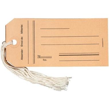 BIELLA Anhänge – Etiketten 120x60mm 56313000 Vordruck, 240g 10 Stück