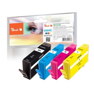 Peach Spar Pack Tintenpatronen kompatibel zu HP No. 364XL, J3M83AE