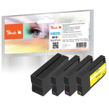 Peach Spar Pack Tintenpatronen kompatibel zu HP No. 963XL
