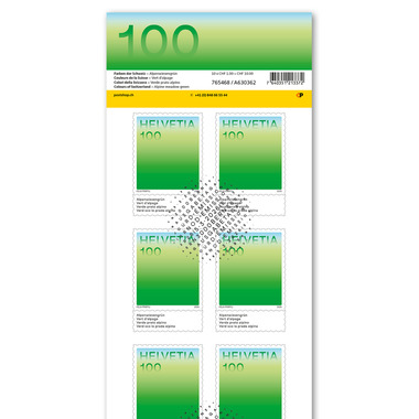 Timbres CHF 1.00 «Vert d