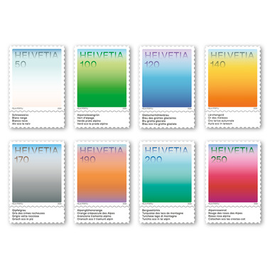 Briefmarken-Serie «Farben der Schweiz»