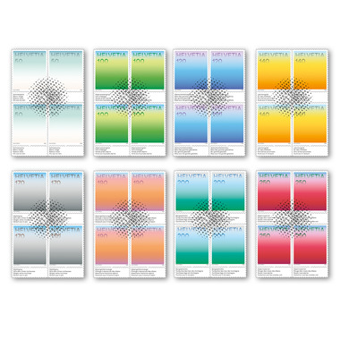 Série de blocs de quatre «Couleurs de la Suisse»