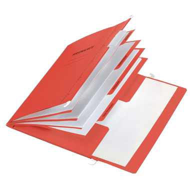 PAGNA Hängemappe Personal 5-teilig 44105-01 rot