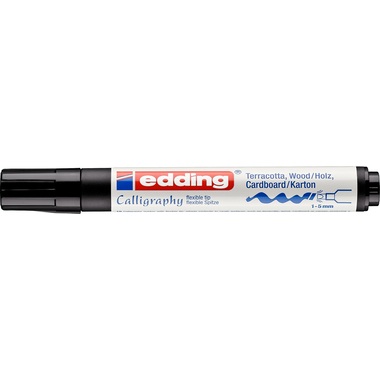 Edding Calligraphy Marker 1455, Black