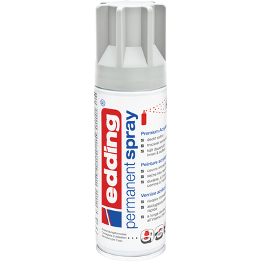 edding Acrylspray Sprühfarbe lichtgrau matt