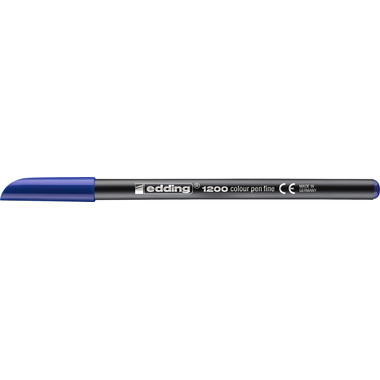 Edding Fasermaler edding 1200 colourpen 1mm blau