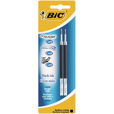 Bic Gelroller-Mine VeloCity Gel schwarz VE=2 Stück