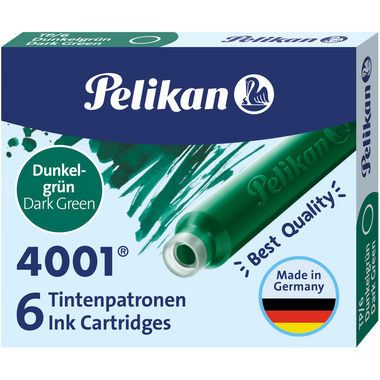 Pelikan Standard-Tintenpatronen 4001 TP/6, dunkelgrün