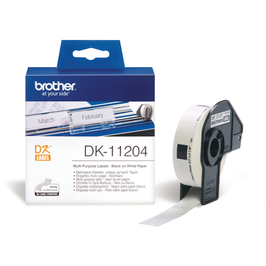 PTOUCH Mehrzweck-Etiketten 17x54mm DK-11204 QL-500/550 400 Stk./Rolle