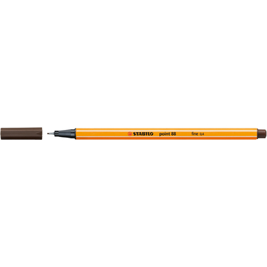 Fineliner STABILO point 88/65 fein bernsteinfarben