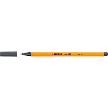 STABILO Fineliner point 88, schwarzgrau