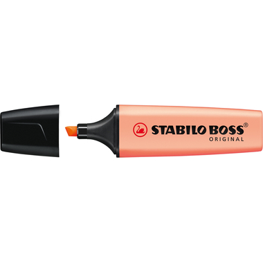 Stabilo BOSS Highlighter Pen Pastel Peach, Creamy Peach