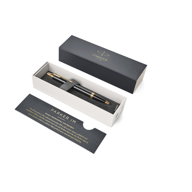 PARKER Druckkugelschreiber IM Black Lacquer G.C.