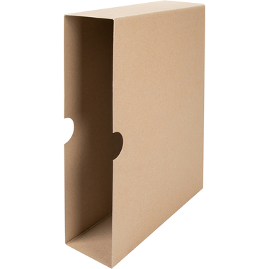 BIELLA Schuber Ordner 7cm 11440010U Standard, braun 5 Stück