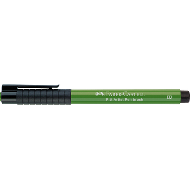 Faber Castell PITT artist pen brush Permanentgrün Oliv