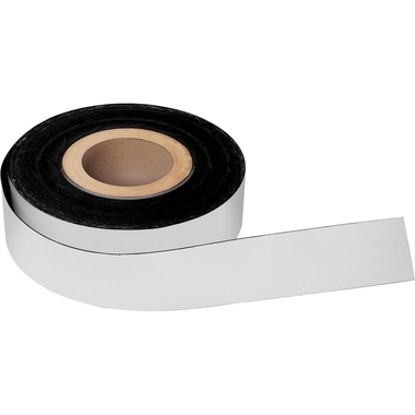 magnetoplan 51053340 magnetic tape white 30m x 40mm x 0.6mm 1 pc