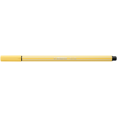 STABILO Stylo Fibre Pen 68 1-1mm 68/23 jaune claire