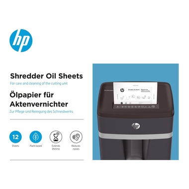 HP 9133 paper shredder accessory Lubricant sheets 12 pc(s)