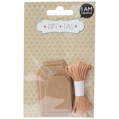 I AM CREATIVE Étiquettes cadeaux 4088.55 BOHO Tag Set I, 30 pcs.