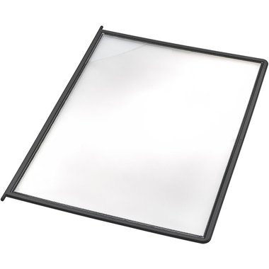 Novus Sichttafel A4 Kunststoff schwarz