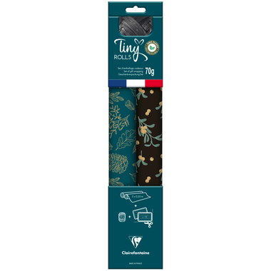 Clairefontaine Weihnachts-Geschenkpapier-Set , Tiny Rolls,