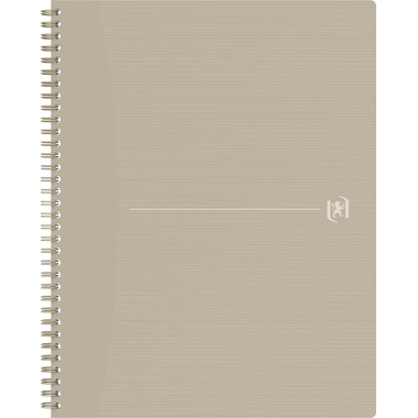 Oxford Spiralbuch Origins, DIN A4, kariert, beige