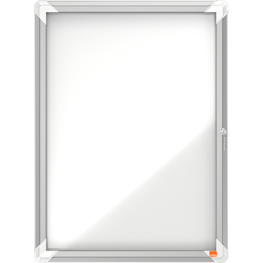 Nobo Premium Plus Magnetic Lockable Notice Board Hinged Door 4xA4