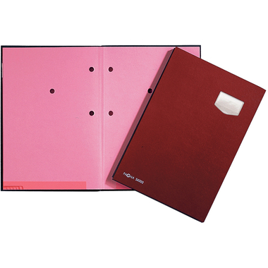 PAGNA Unterschriftenmappe De Luxe A4 24102-01 rot 10-teilig
