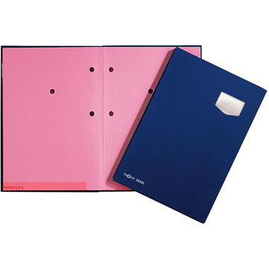 PAGNA Unterschriftenmappe De Luxe A4 24102-02 blau 10-teilig