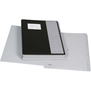 BIELLA Pultmappe Pronto A4 32041202U schwarz 12-teilig