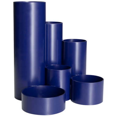 Maul Stifteköcher Mauldeskbox 6 Röhren blau