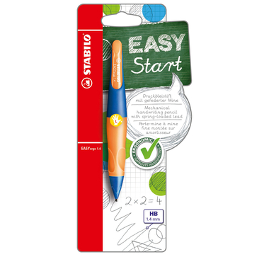 STABILO Druckbleistift EASYergo 1.4, ultramarin/neonorange